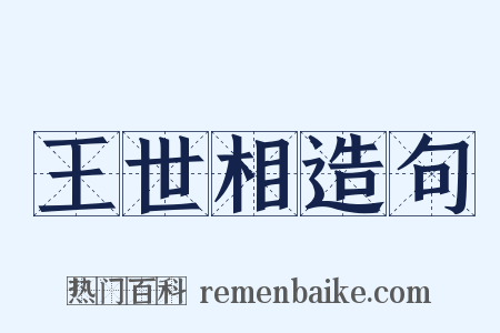 王世相造句是什么意思的图片